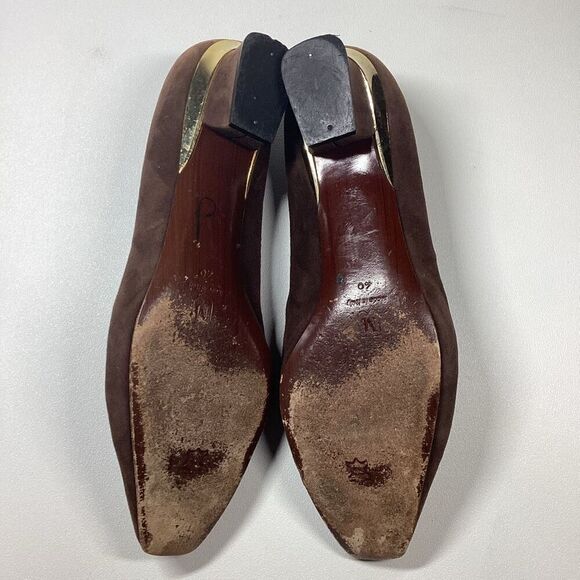 Bruno Magli‎ Suede low loafer in Brown - Picture 9 of 15